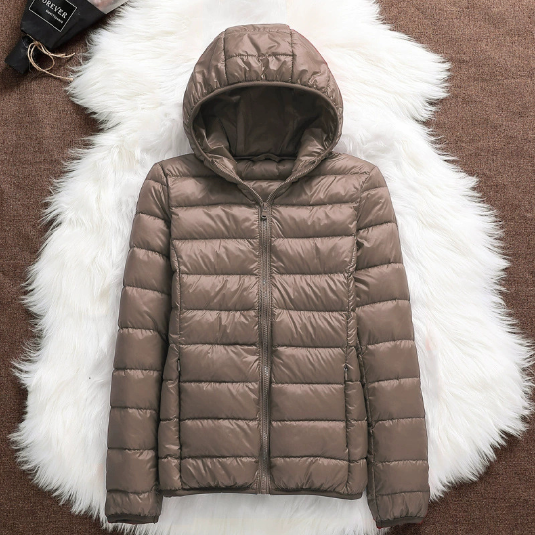 Doloris Lined Mid-Coat | Champagne