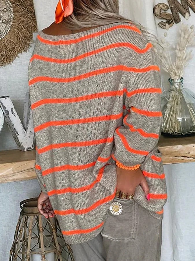 Alice | Elegant striped knitwear