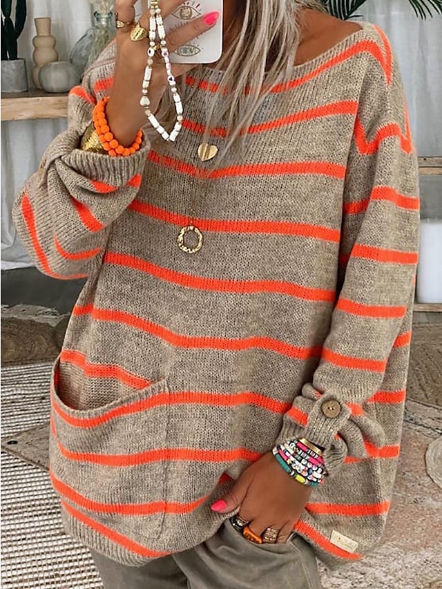 Alice | Elegant striped knitwear