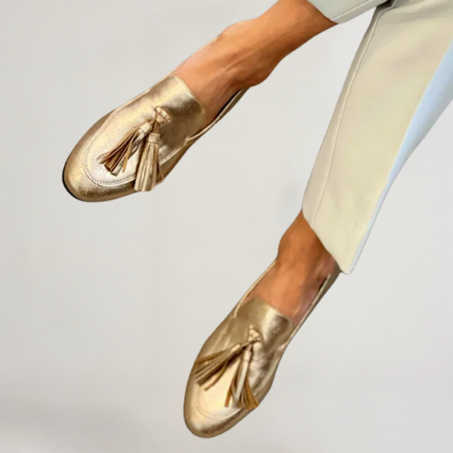 Sesilia | Golden Luxury Moccasins