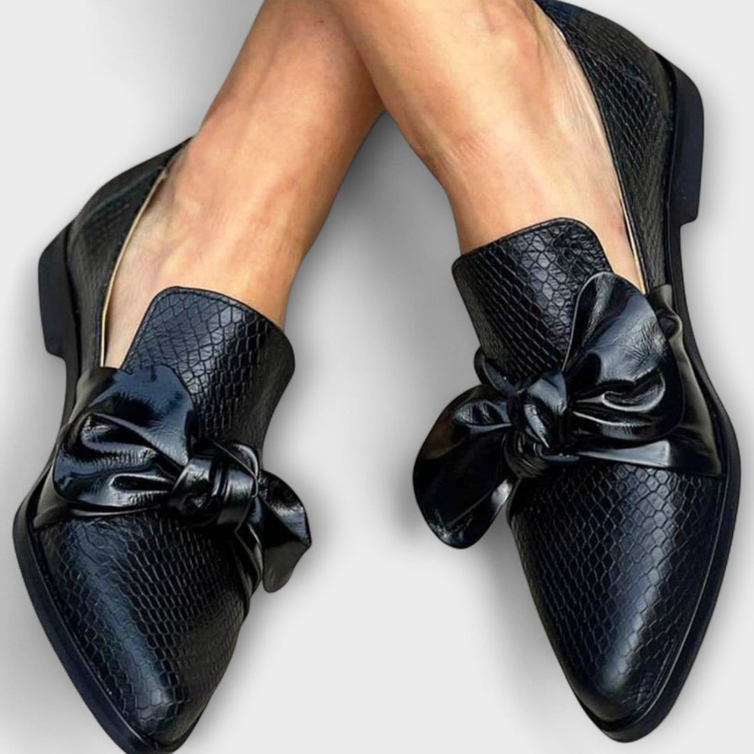 Elena | Elegant Moccasins with Delicate Bow Detail
