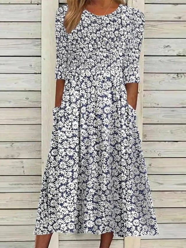 Blanche | Pocket Midi Dress