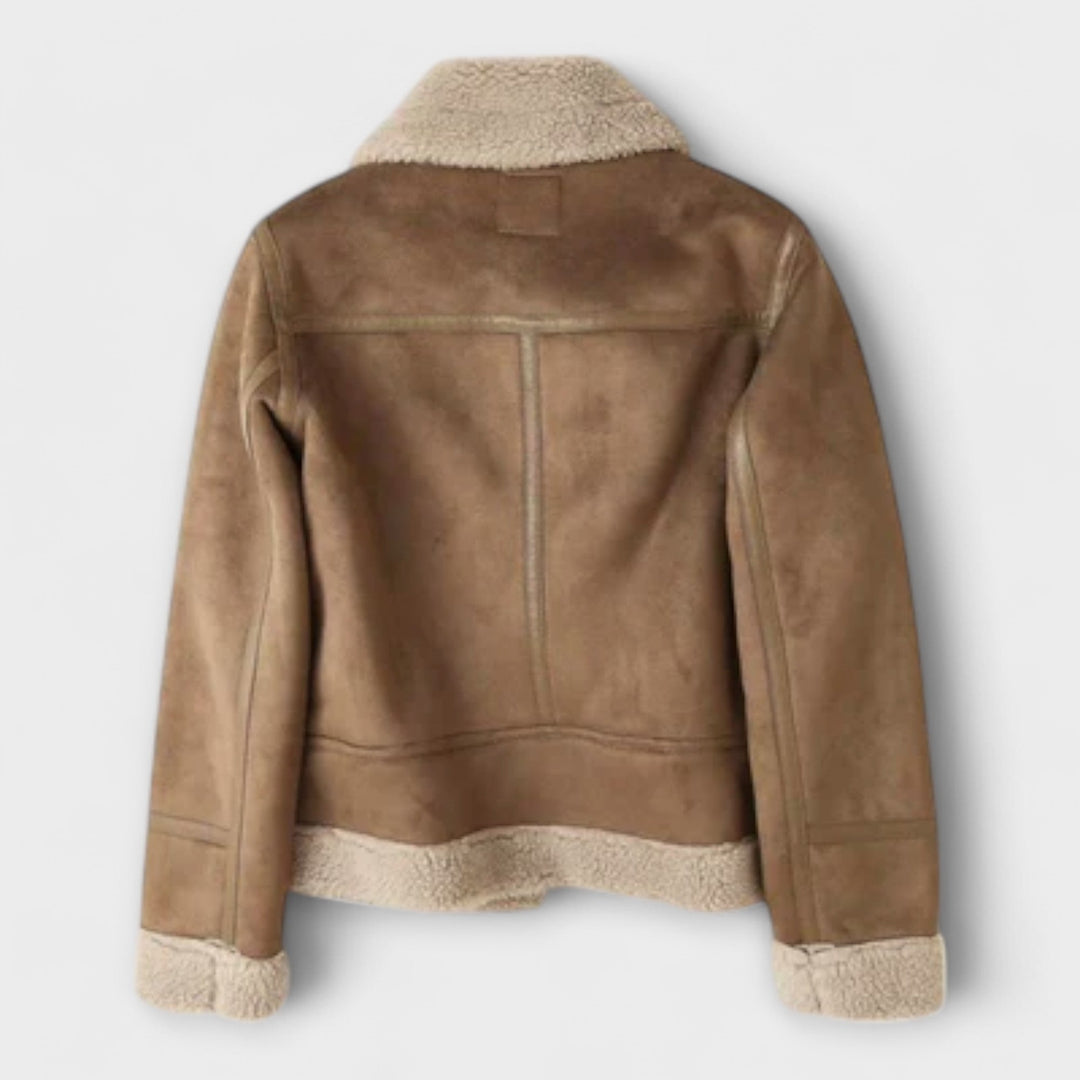 Stella | Shearling Aviator Jacket
