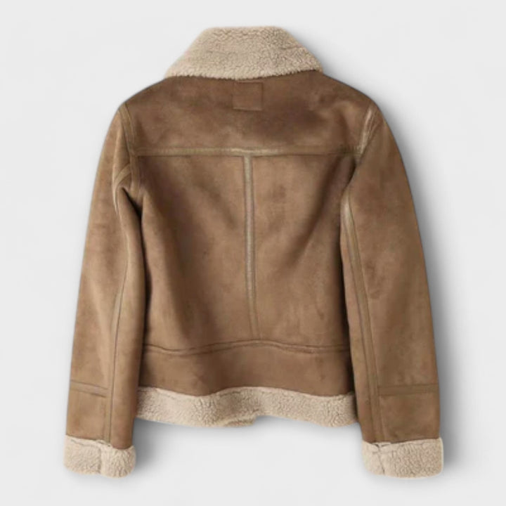 Stella | Shearling Aviator Jacket