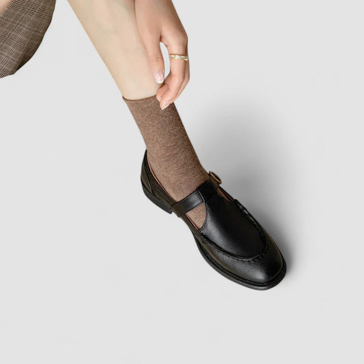 Celeste | Orthopedic Square-Toe Mary Jane Shoes