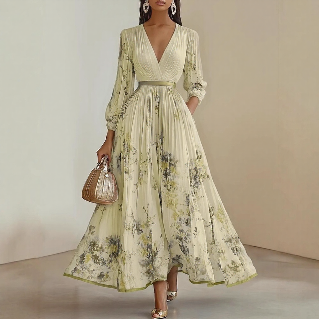 Ally | Bloom Pleated Dress