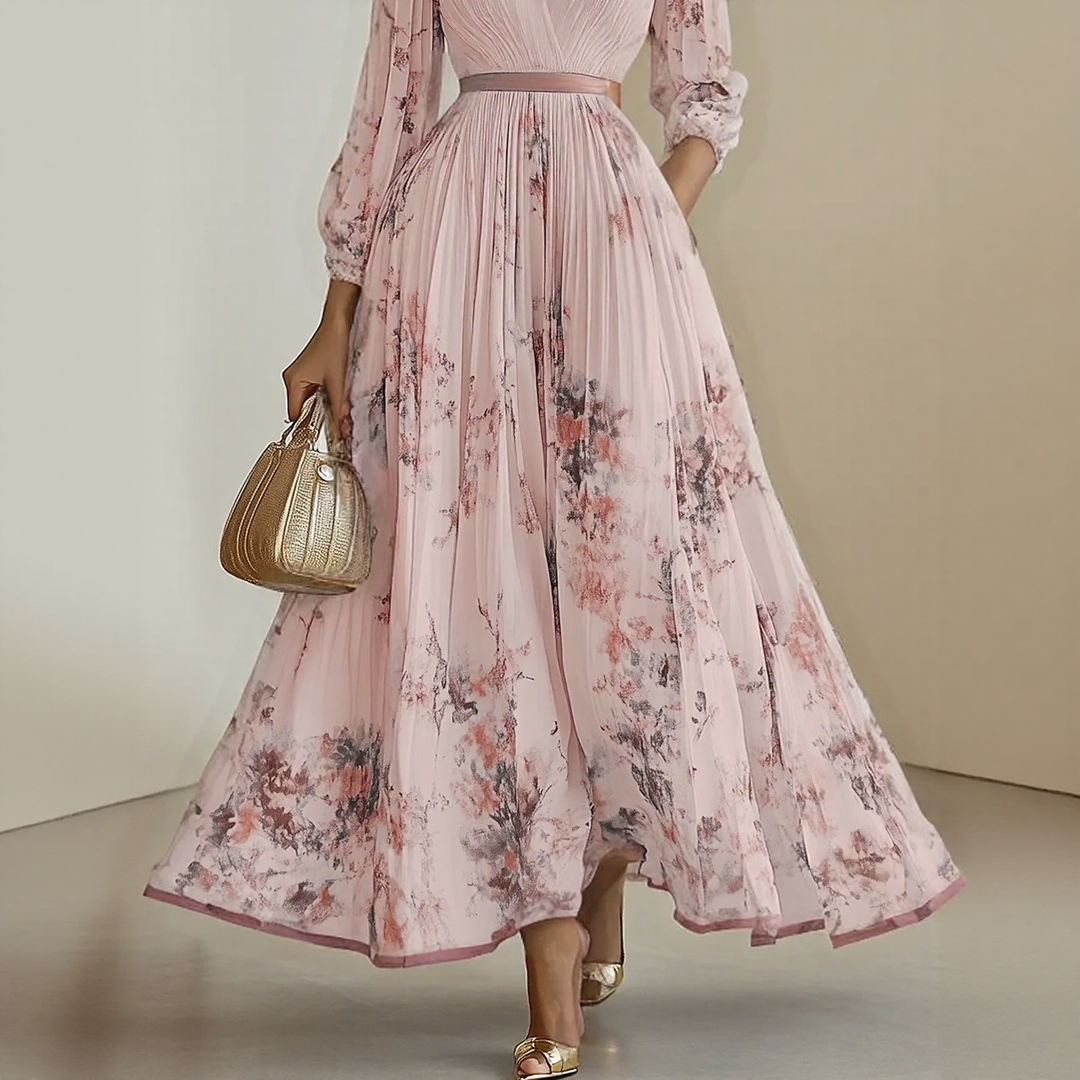 Ally | Bloom Pleated Dress
