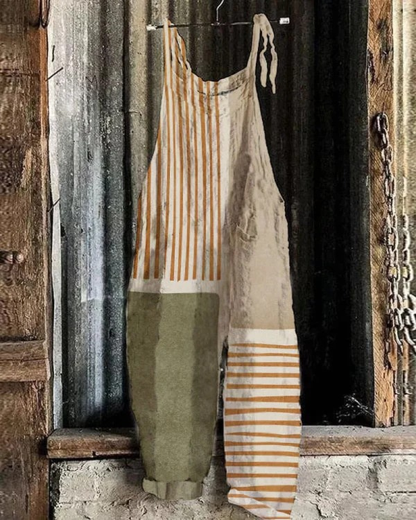 Allegra | Striped Wide-Leg Jumpsuit