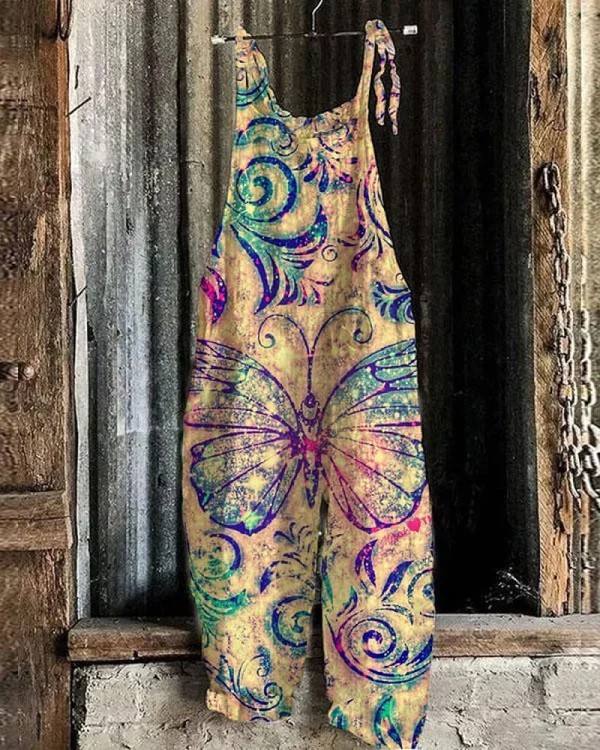 Cora | Butterfly Print Jumpsuit