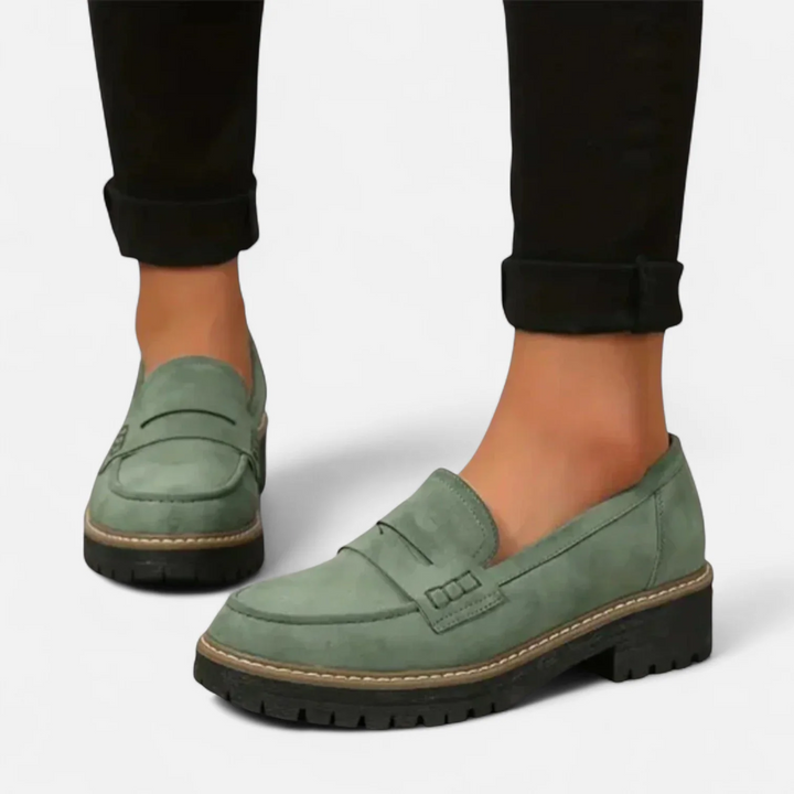 Alise | Faux Suede Moccasins
