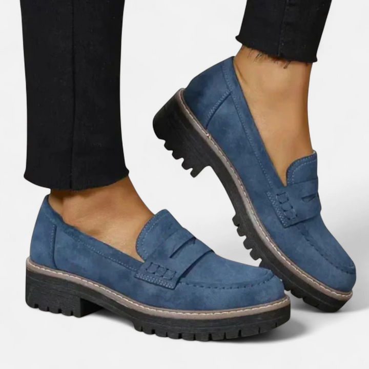 Alise | Faux Suede Moccasins