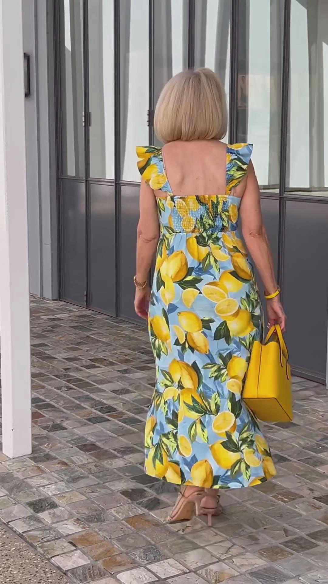 Edna | Summer Lemon Dress