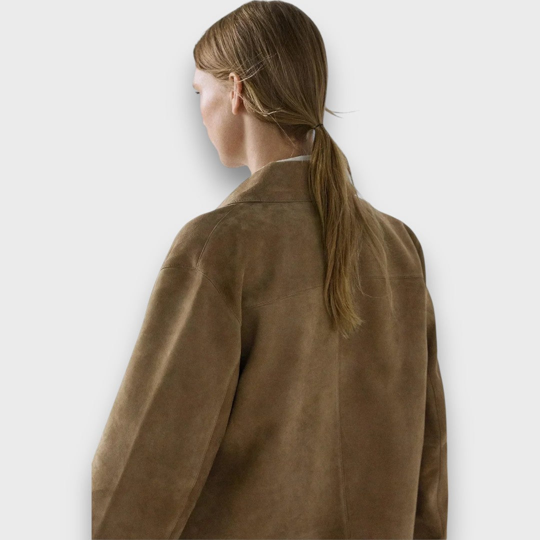 Julisse | Elegant Suede Jacket with Classic Cut