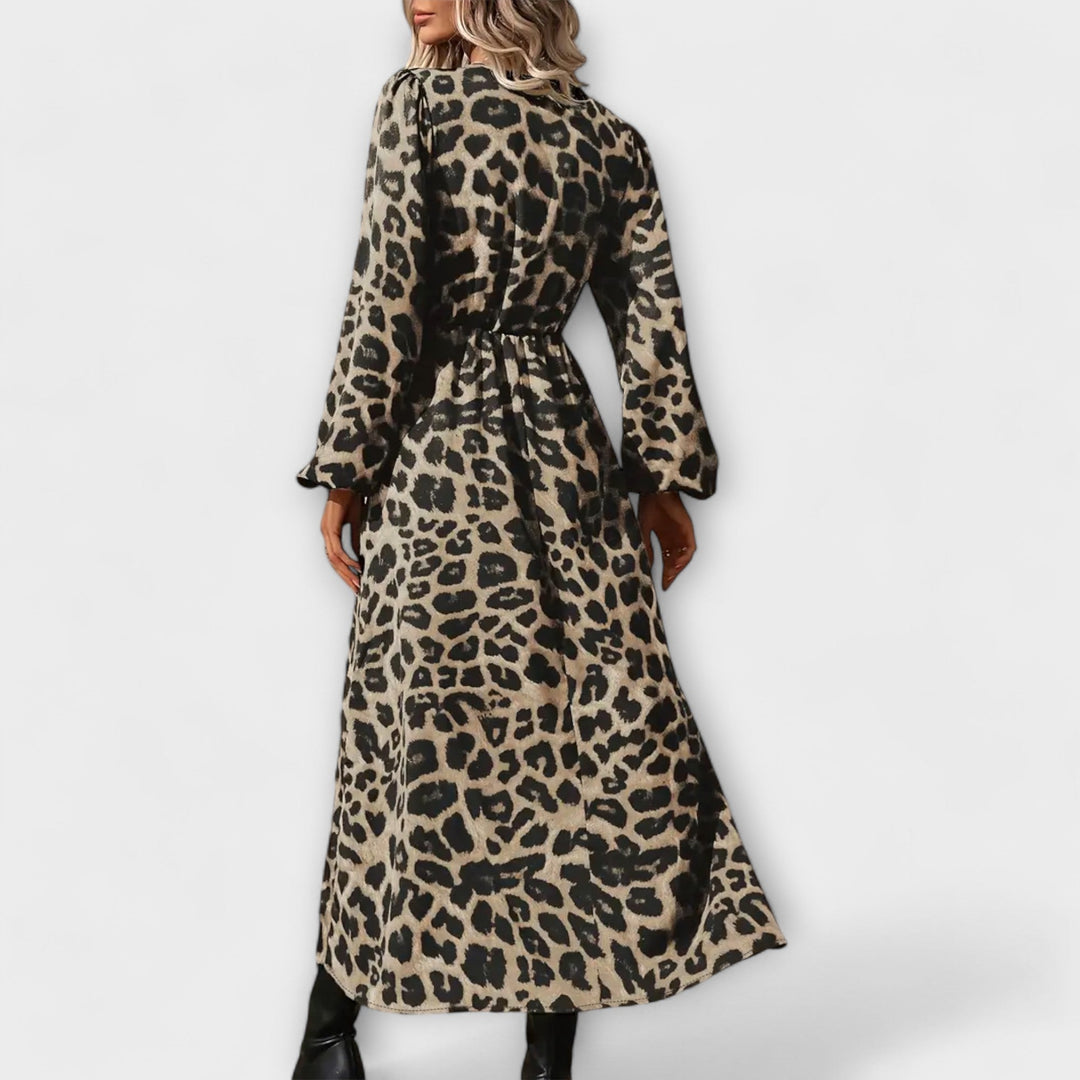 Leona | Stylish Leopard Print Dress
