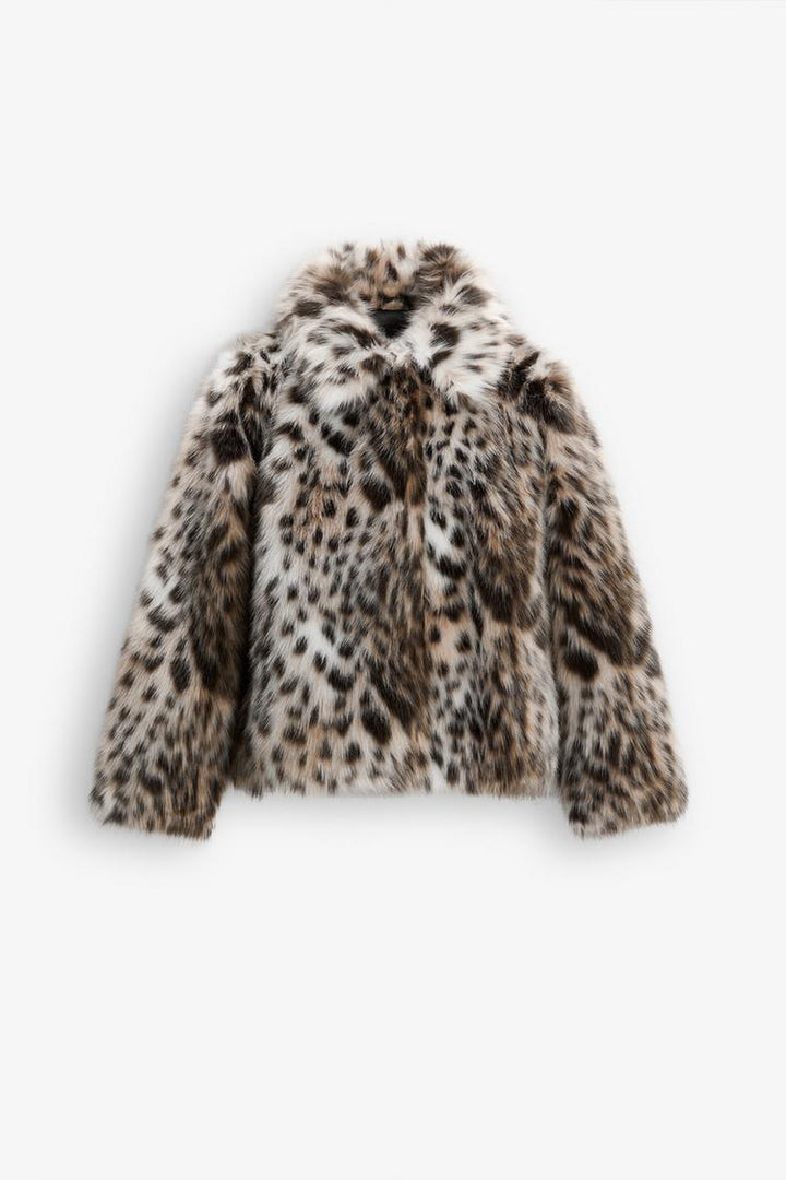 Mila | Leopard Faux Fur Jacket