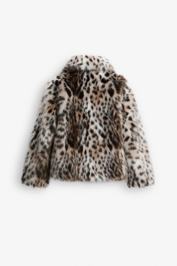 Mila | Leopard Faux Fur Jacket