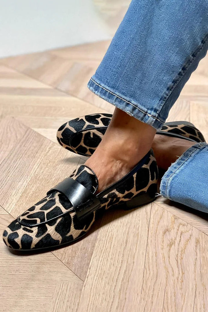 Marcella | Animal Print Moccasins