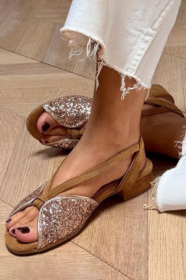 Fabiola | Glitter Strap Sandals