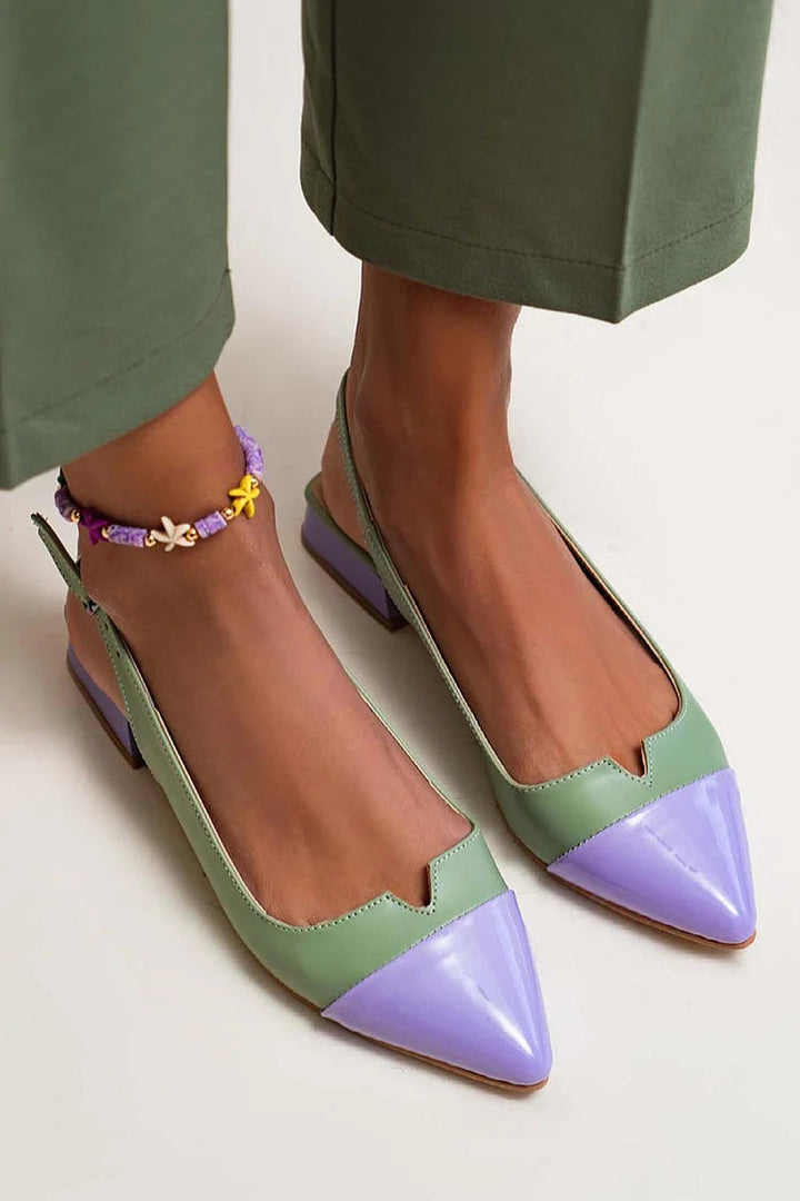 Dorita | Two-Tone Ballet Flats