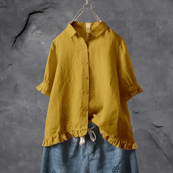 Kim | Flair Fringe Blouse