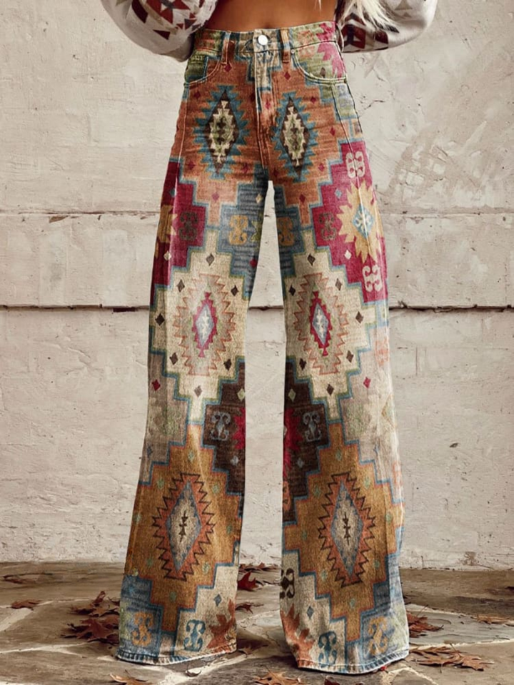 Erica | Bohemian Wide-Leg Trousers