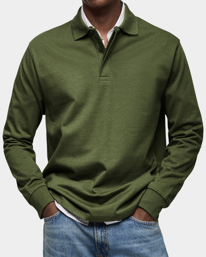 Classic Long-sleeve Polo Shirt