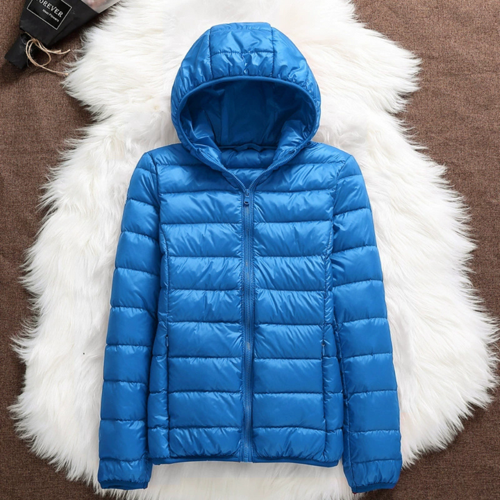 Doloris Lined Mid-Coat  | Sky Blue