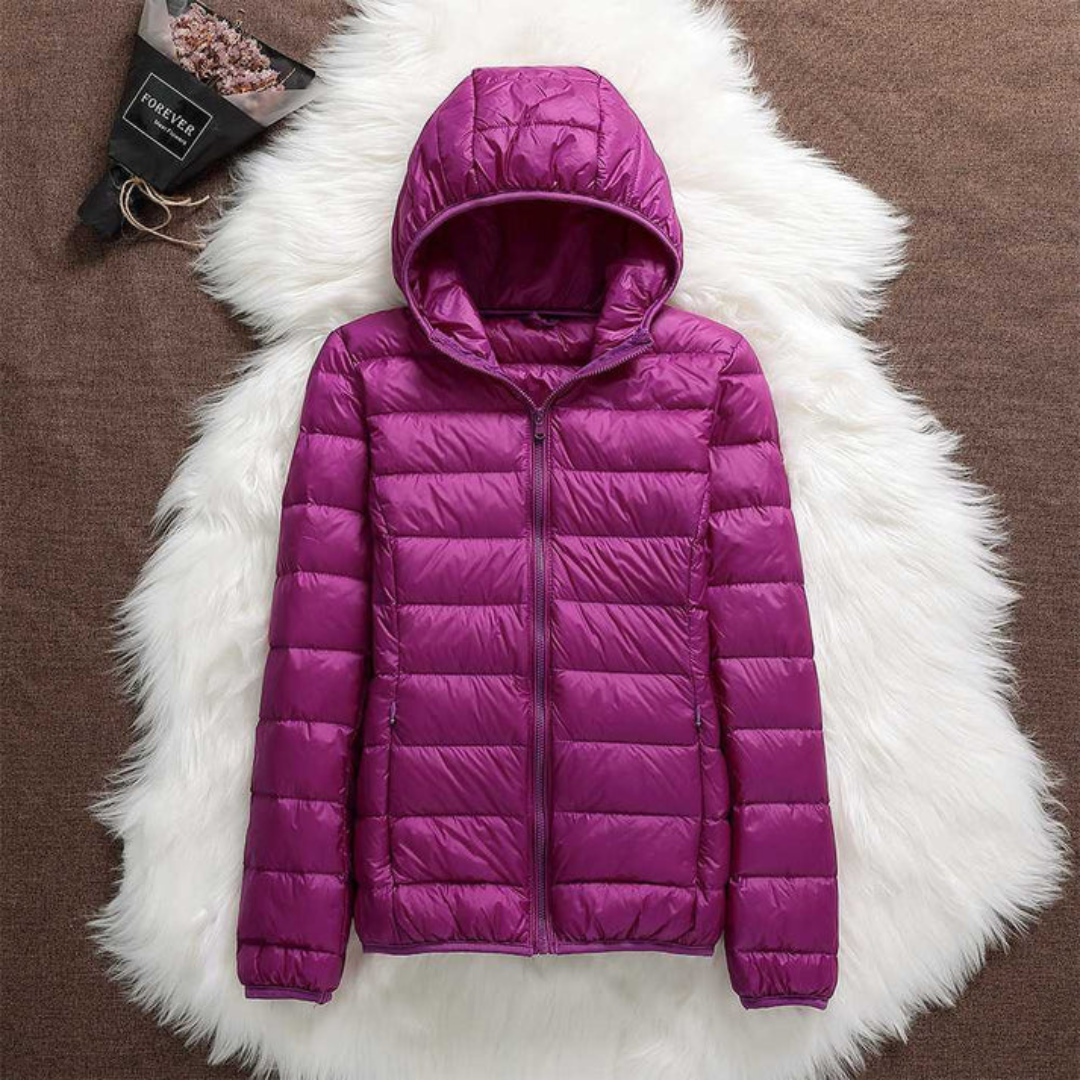 Doloris Lined Mid-Coat | Purple