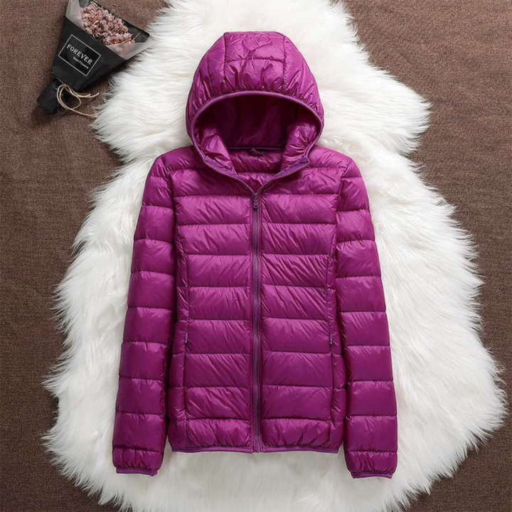Doloris Lined Mid-Coat | Purple