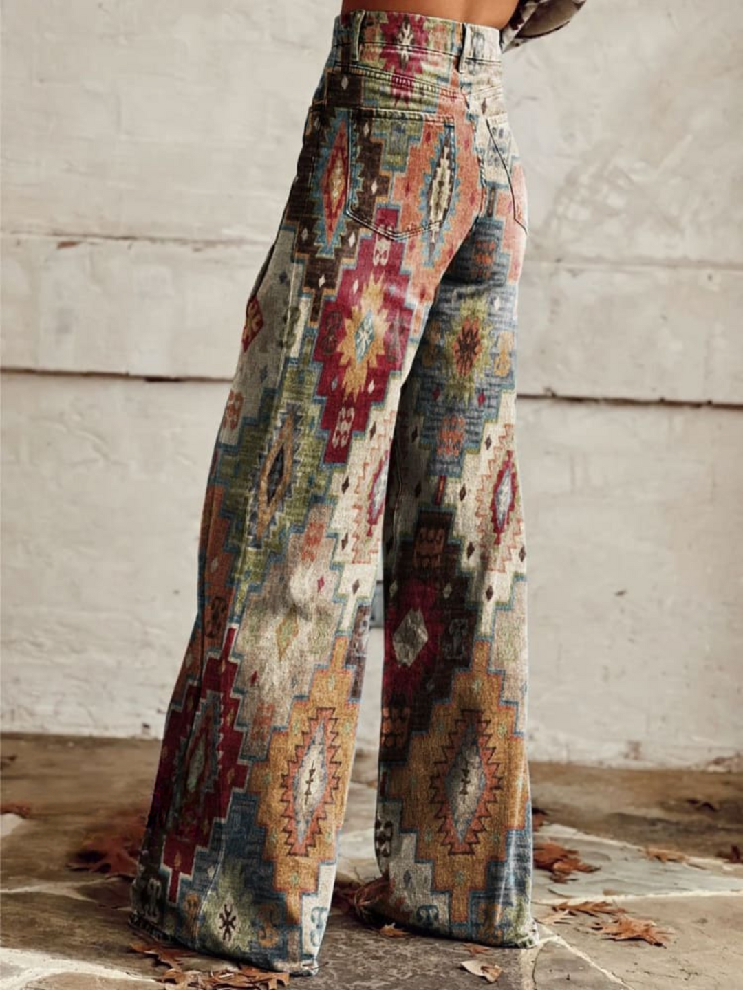 Erica | Bohemian Wide-Leg Trousers