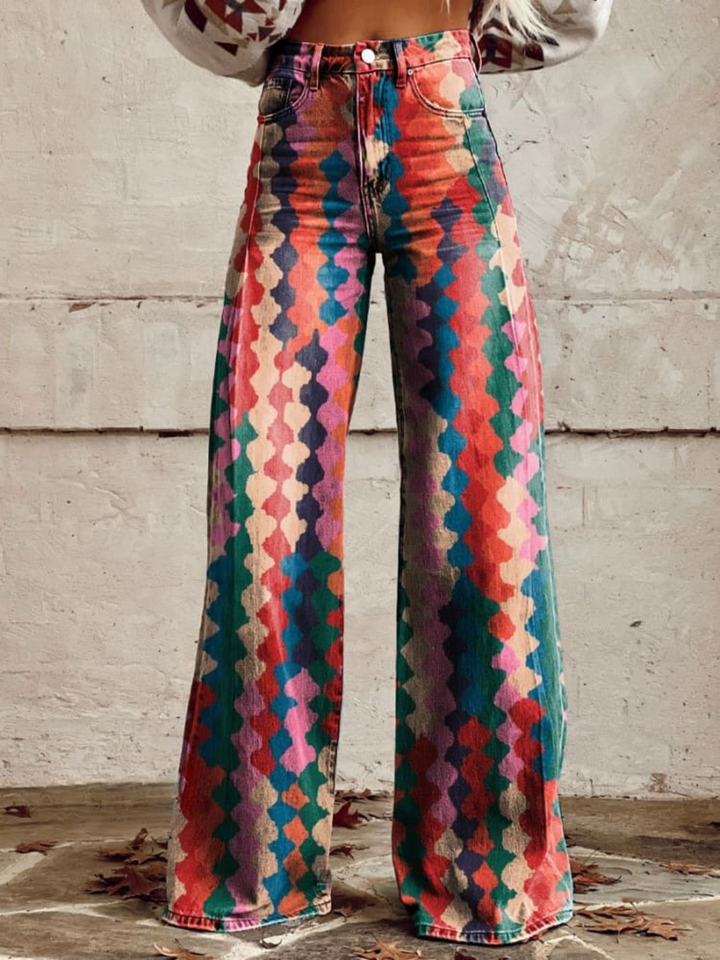 Erica | Bohemian Wide-Leg Trousers