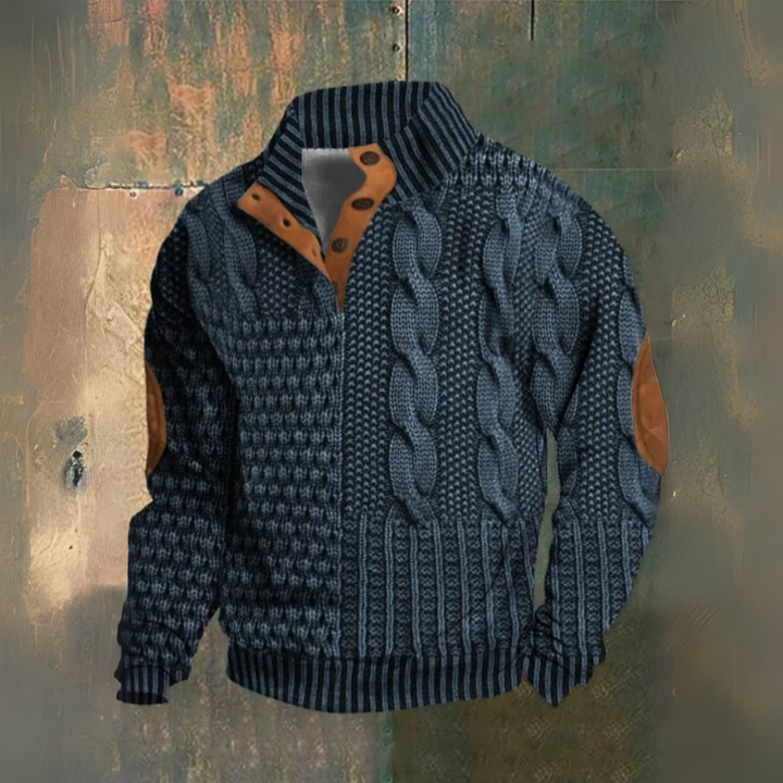 Henrik | High-Collar Sweatshirt