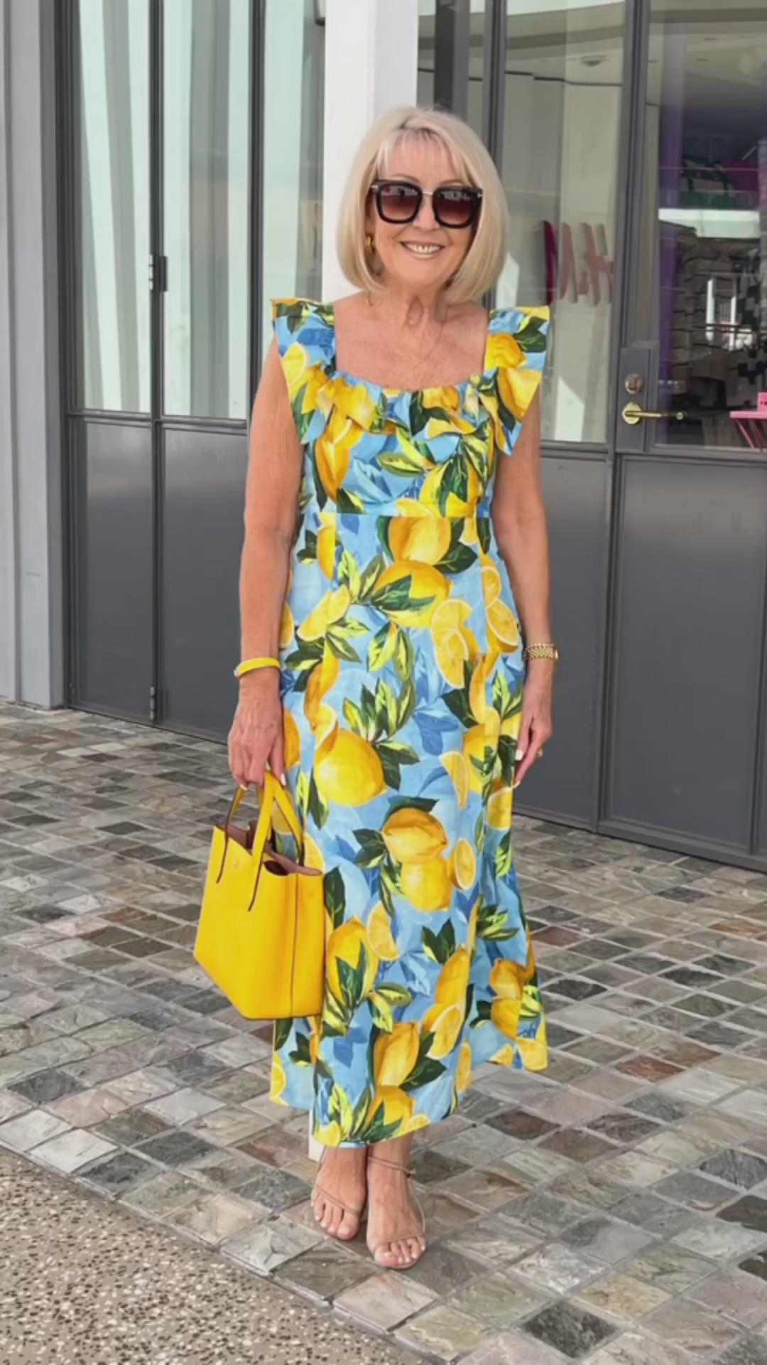 Edna | Summer Lemon Dress