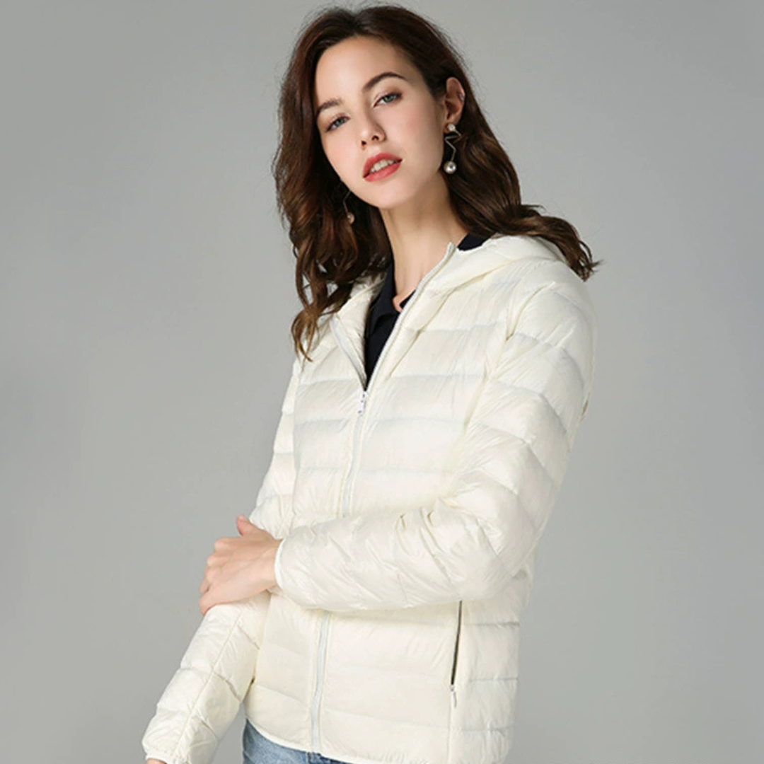 Doloris Lined Mid-Coat | White