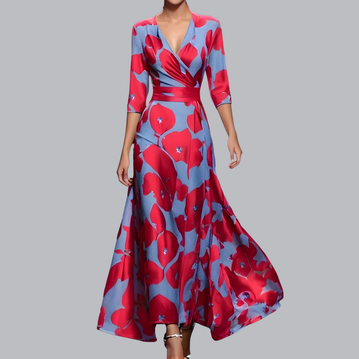 Genevieve | Elegant Floral Dress for Confident Appearances