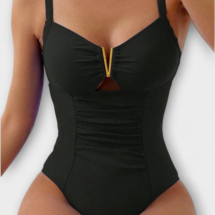 Desiree | Elegant V-Neck Swimsuit