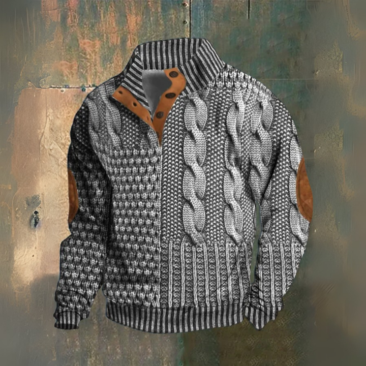 Henrik | High-Collar Sweatshirt