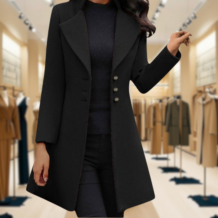 Serayne | Elegant Long-Sleeve Coat