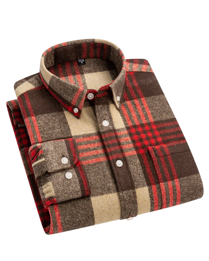 Guido | Cotton Plaid Shirt