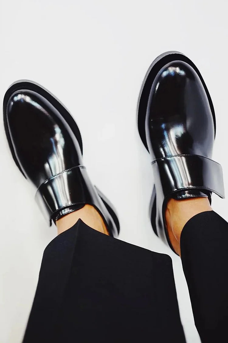 Silvia | Modern Glossy Loafers