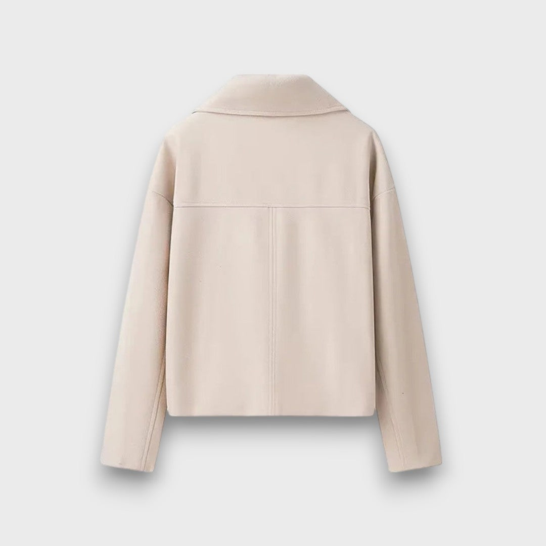 Coralie | Short Coat with Lapel Collar