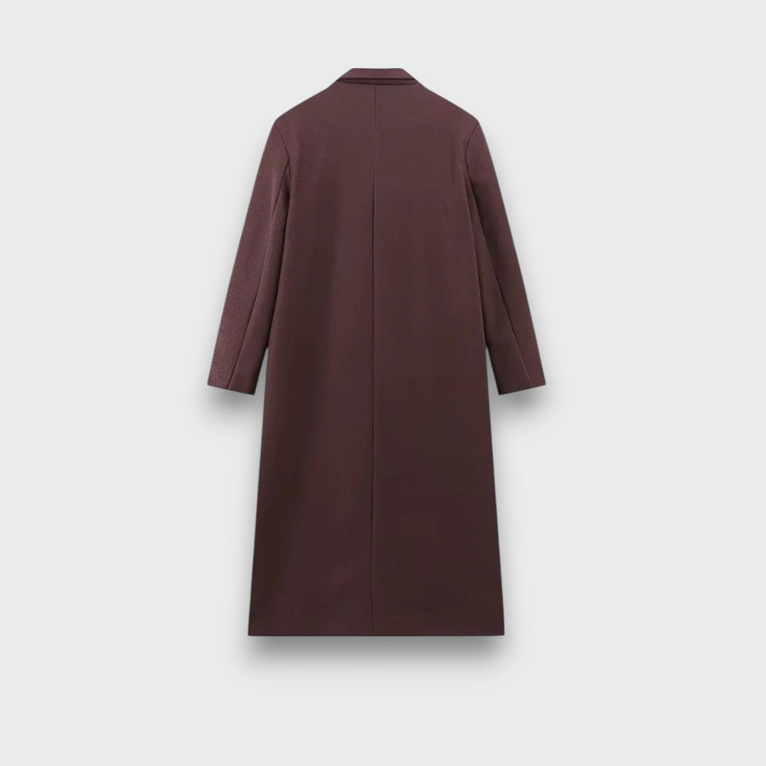 Estelle | Maximalist Wool Coat with Masculine Silhouette