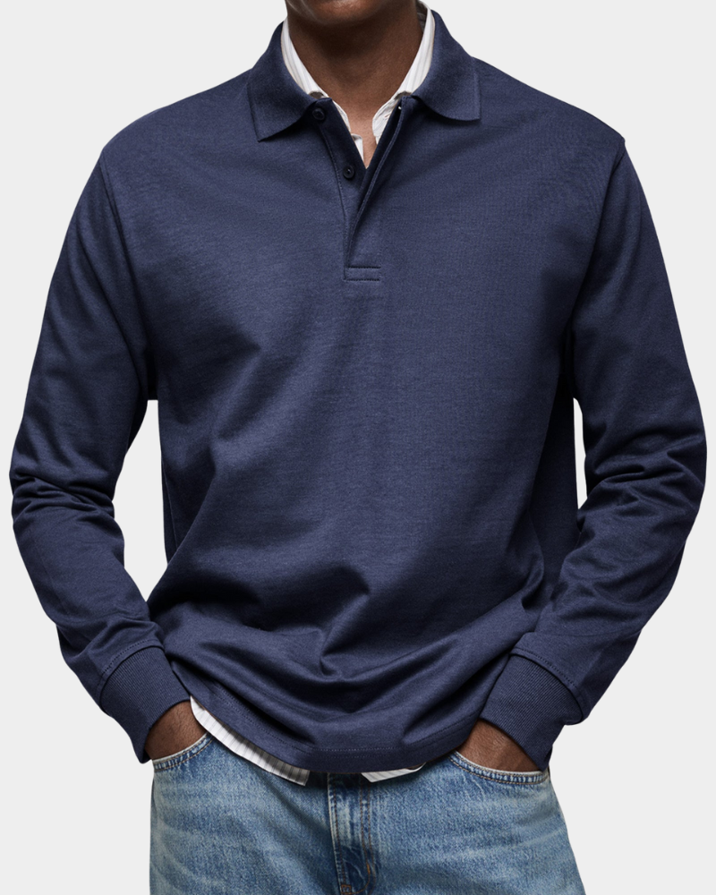 Classic Long-sleeve Polo Shirt