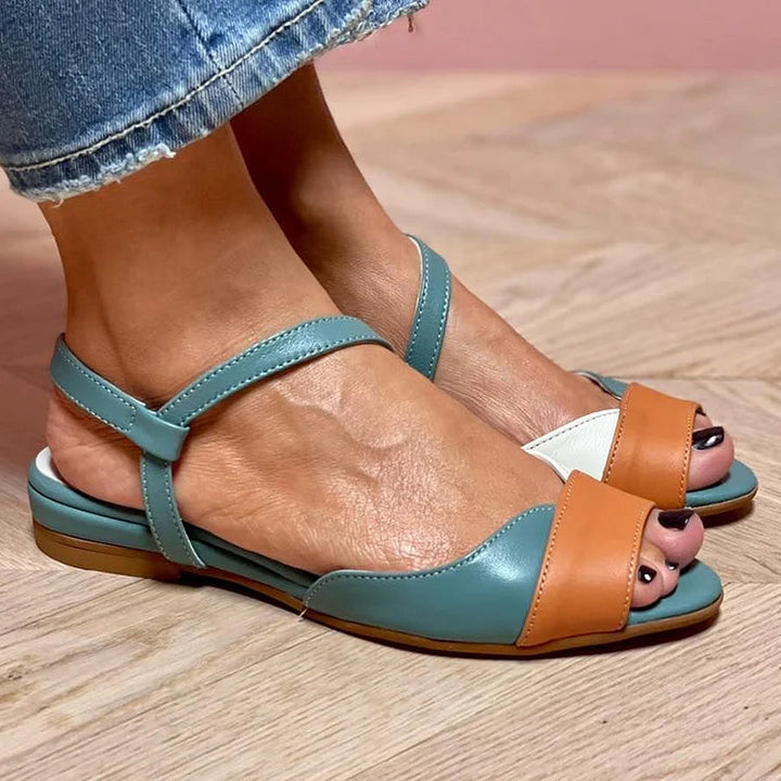 Mariska | Color-Block Open-Toe Sandals