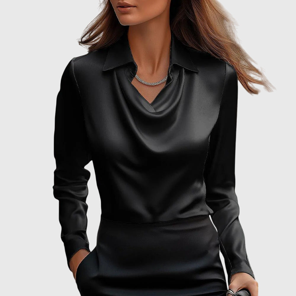 Clarissa | Chic satin blouse