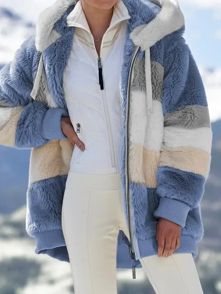 Corinne | Women’s Winter Hooded Zip Jacket