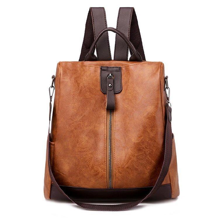 Eva | Stylish and versatile leather backpack with ample capacity