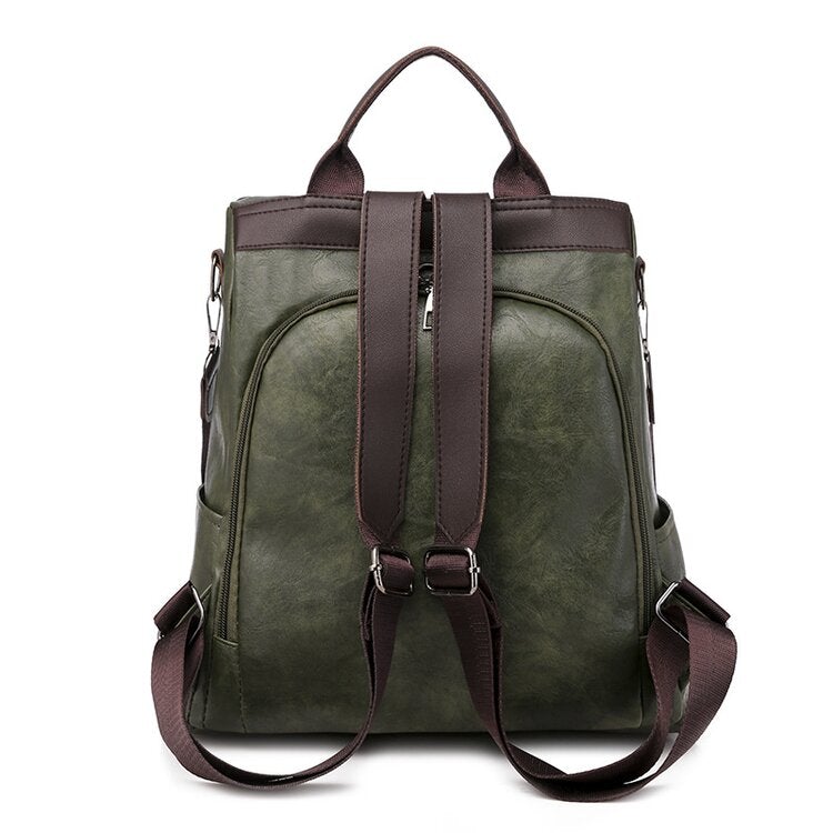 Eva | Stylish and versatile leather backpack with ample capacity