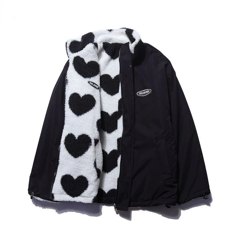 Rosaline | Reversible Heart-Pattern Jacket