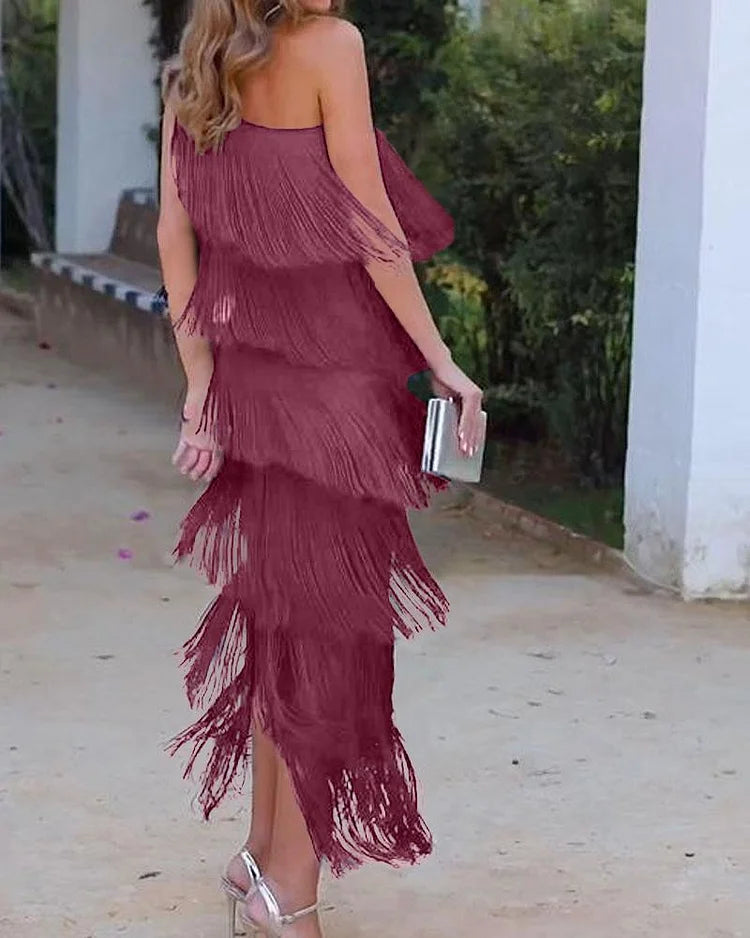 Poppy | Elegant off-the-shoulder dress